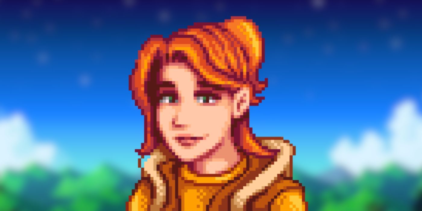 O sprite de Robin em Stardew Valley.