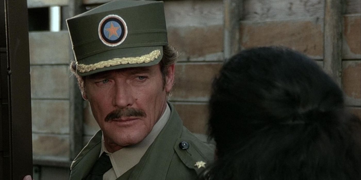 Roger Moore as Bond in disguise in Octopussy.