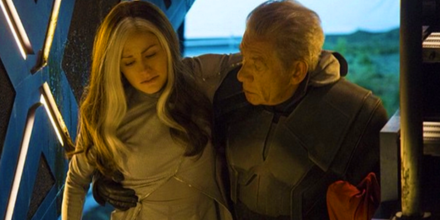 rogue and magneto side by side in x-men days of future past rogue cut