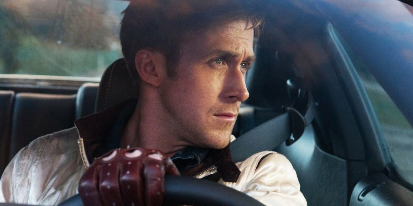 Ryan Gosling driving in Drive