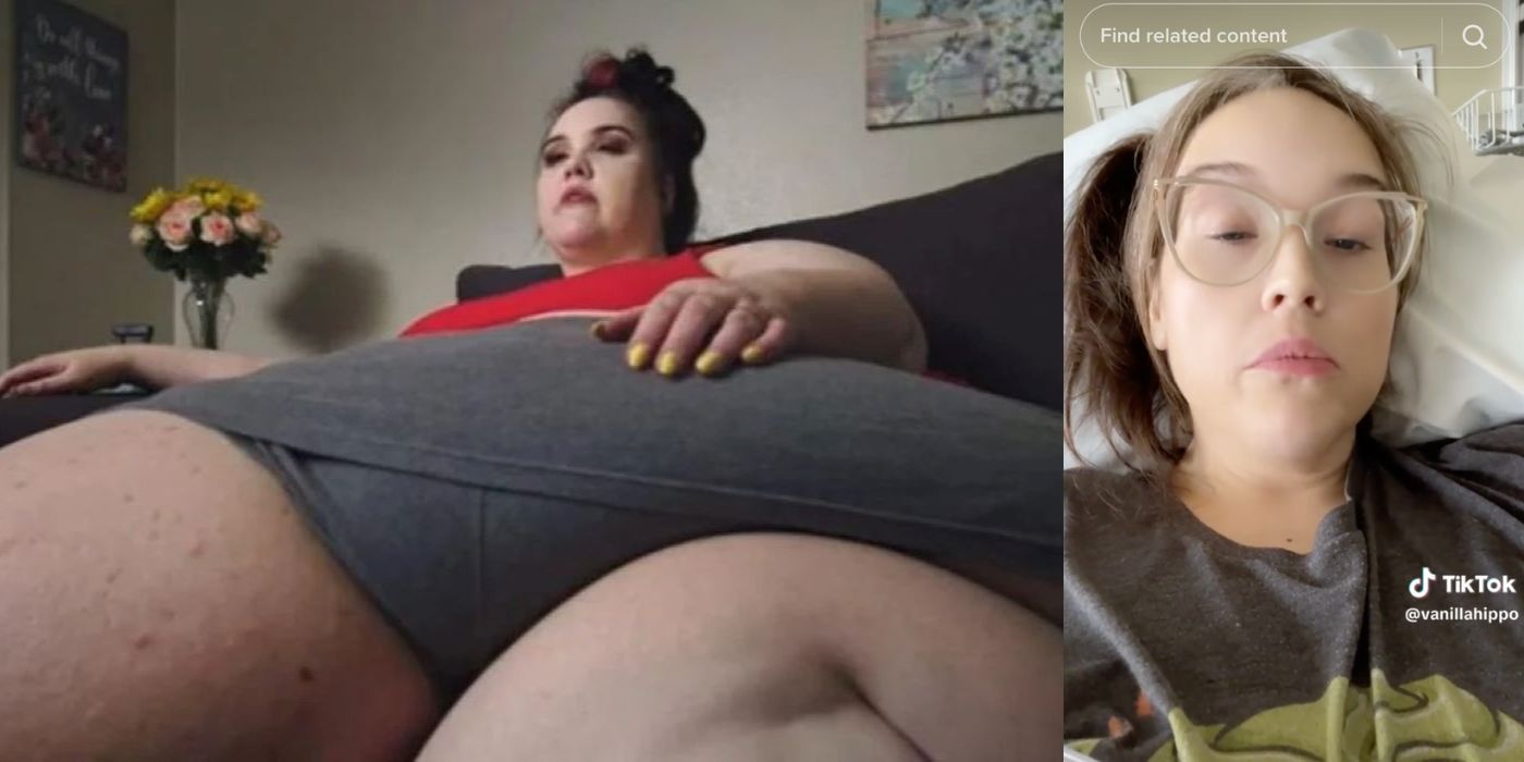 Samantha Mason side by side from My 600-lb Life