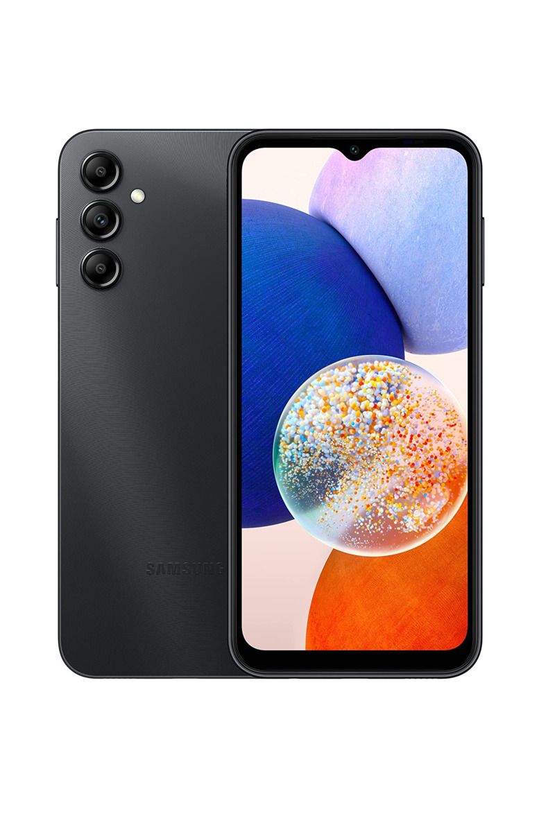 Samsung Galaxy A14 from the front and back