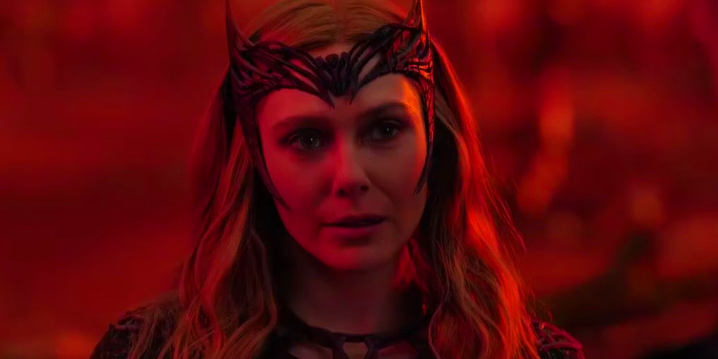 scarlet witch as a villain in doctor strange in the multiverse of madness