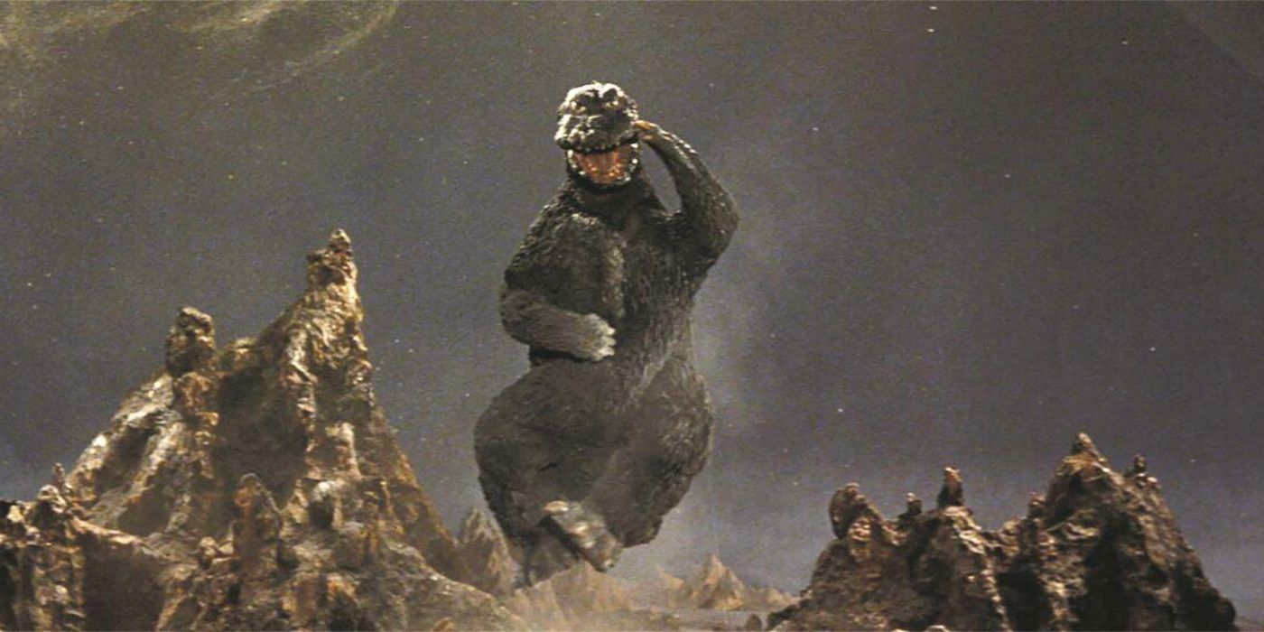Godzilla's infamous victory dance