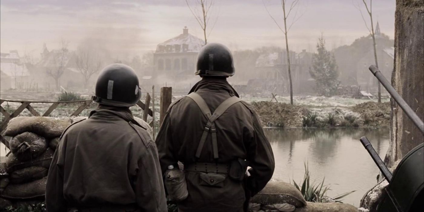 Easy Company overlooking Haguenau in Band of Brothers