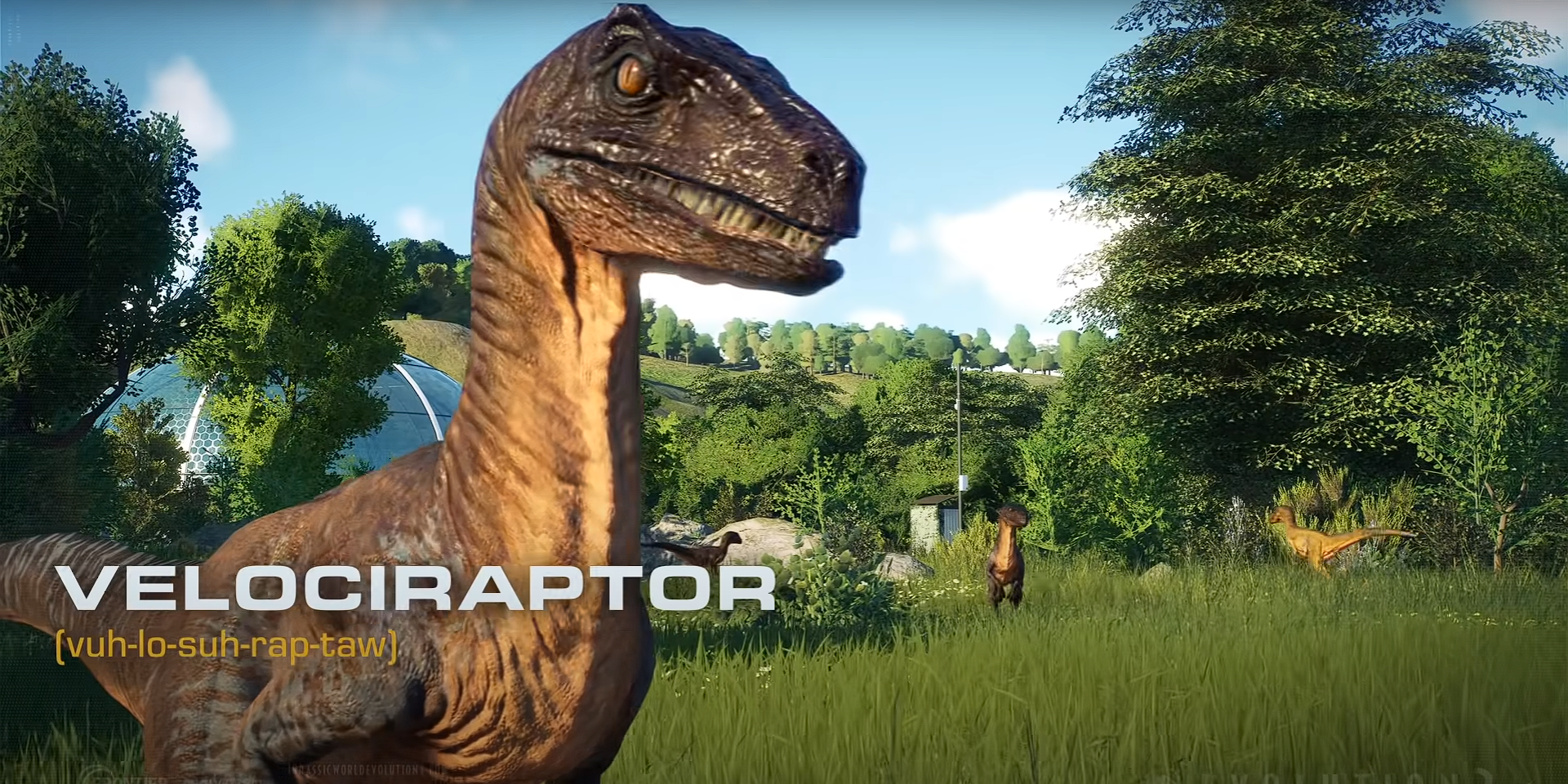Velociraptor in Jurassic World Evolution 2