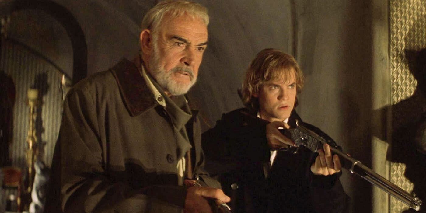Sean Connery and Shane West in The League Of Extraordinary Gentlemen