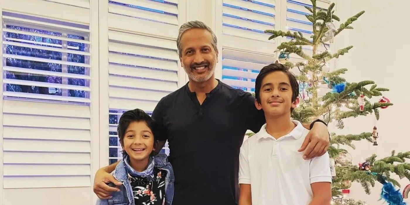 Selling Sunset&rsquo;s Neeraj Gunsagar with his kids