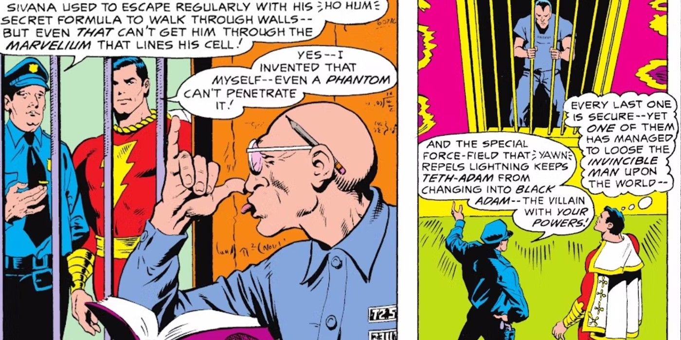 shazam inventa um metal