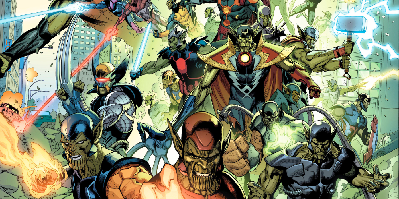 Skrulls as Avengers in Marvel comics