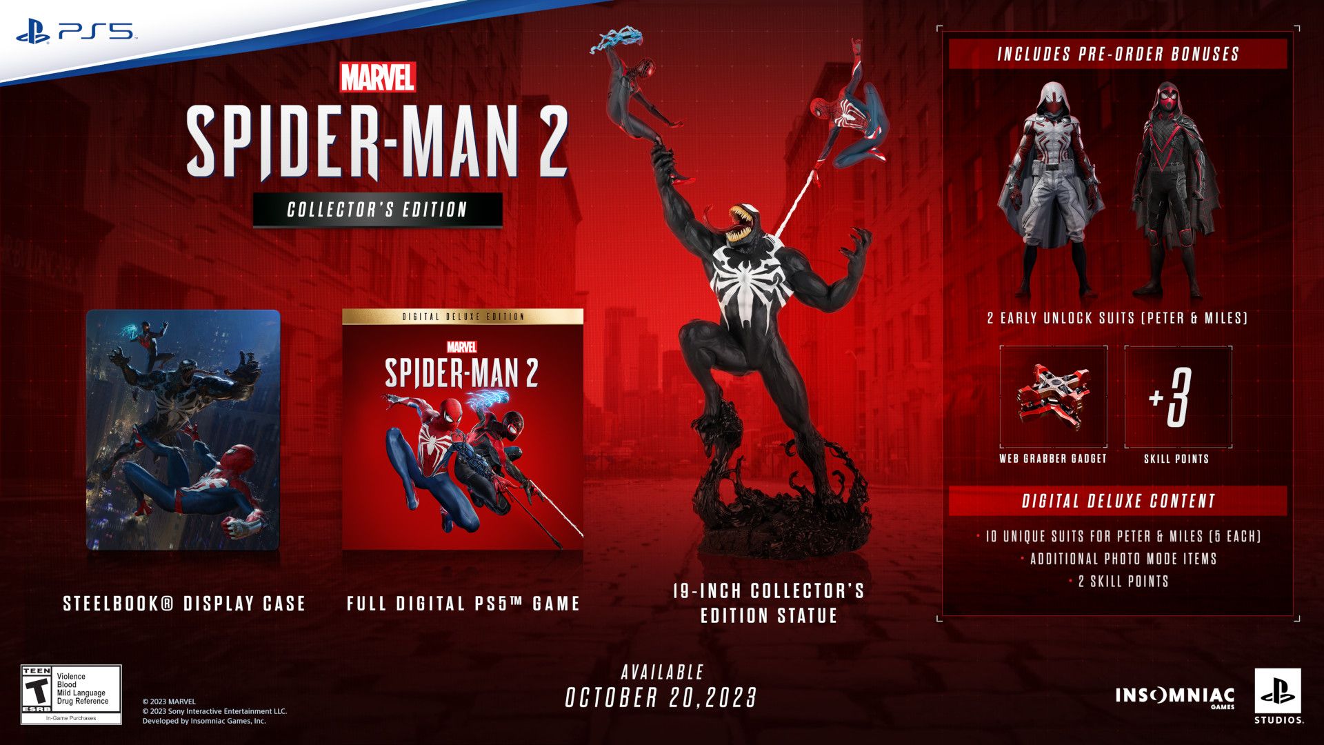 Spider-Man 2&rsquo;s Collector&rsquo;s Edition bonuses