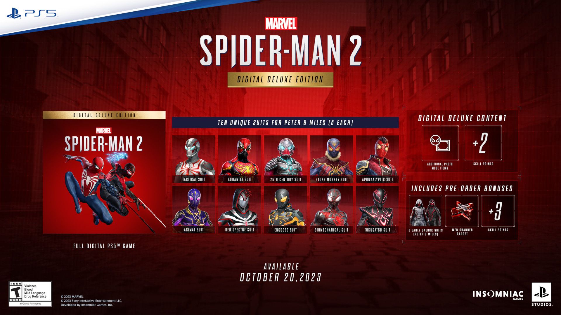 All Spider-Man 2 Pre-Orders & Collectors Editions Bonuses