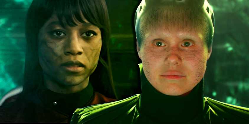 Agnes Jurarti (Alison Pill) as Borg Queen in Picard season 3