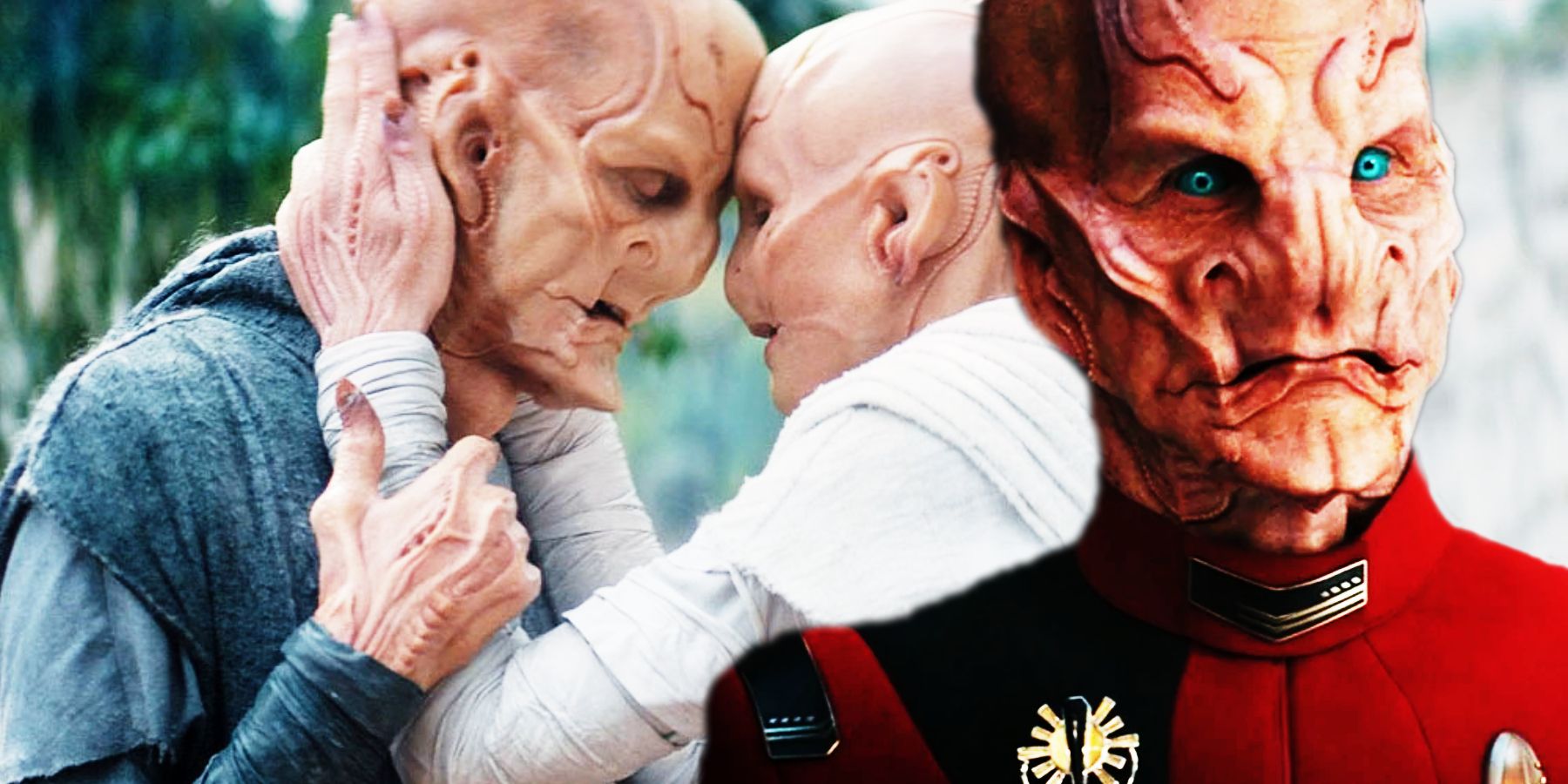 Doug Jones as the Kelpien Saru in Star trek: Discovery