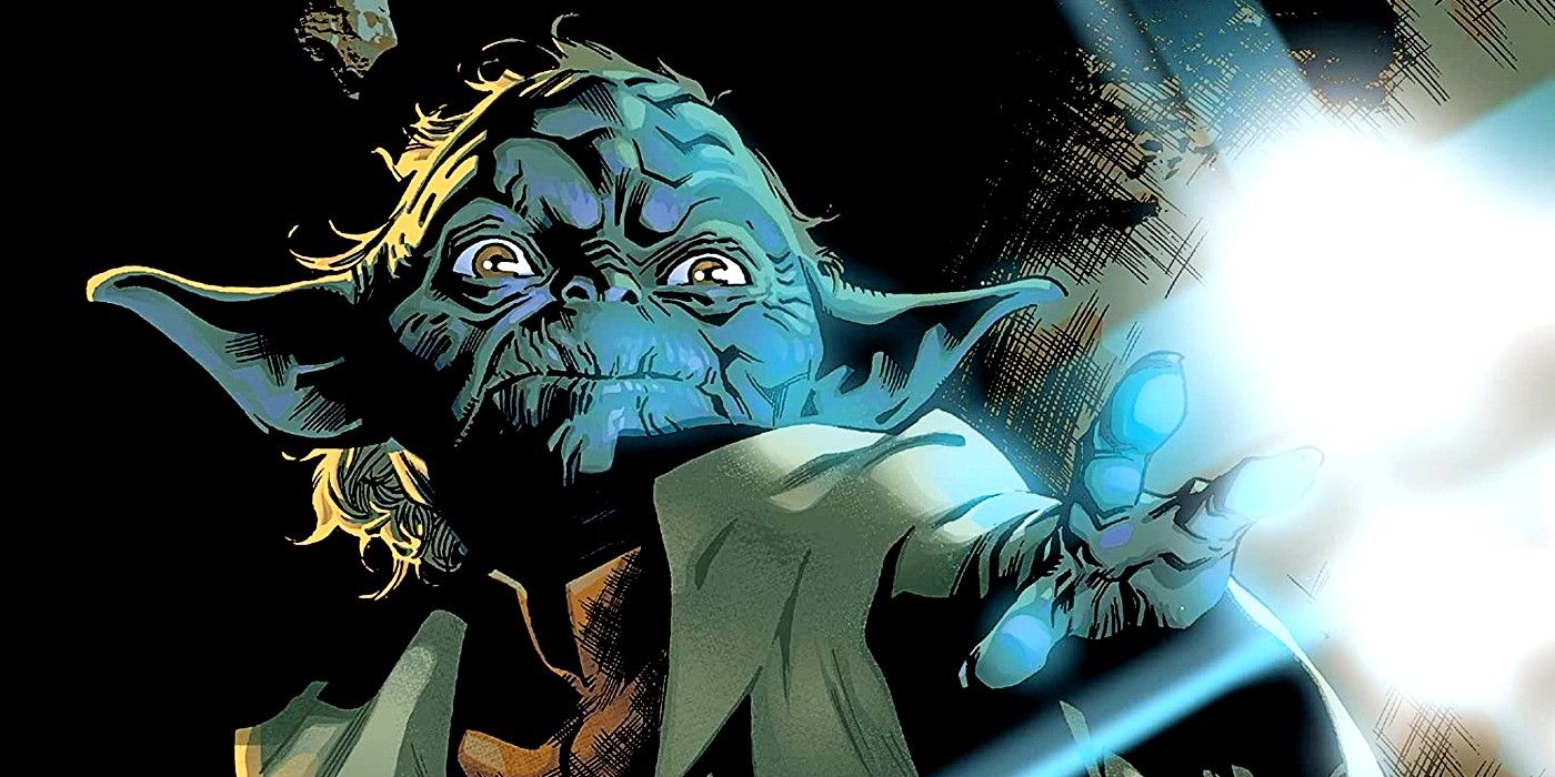 Cover art for Star Wars: Yoda's Secret War trade paperback comic.