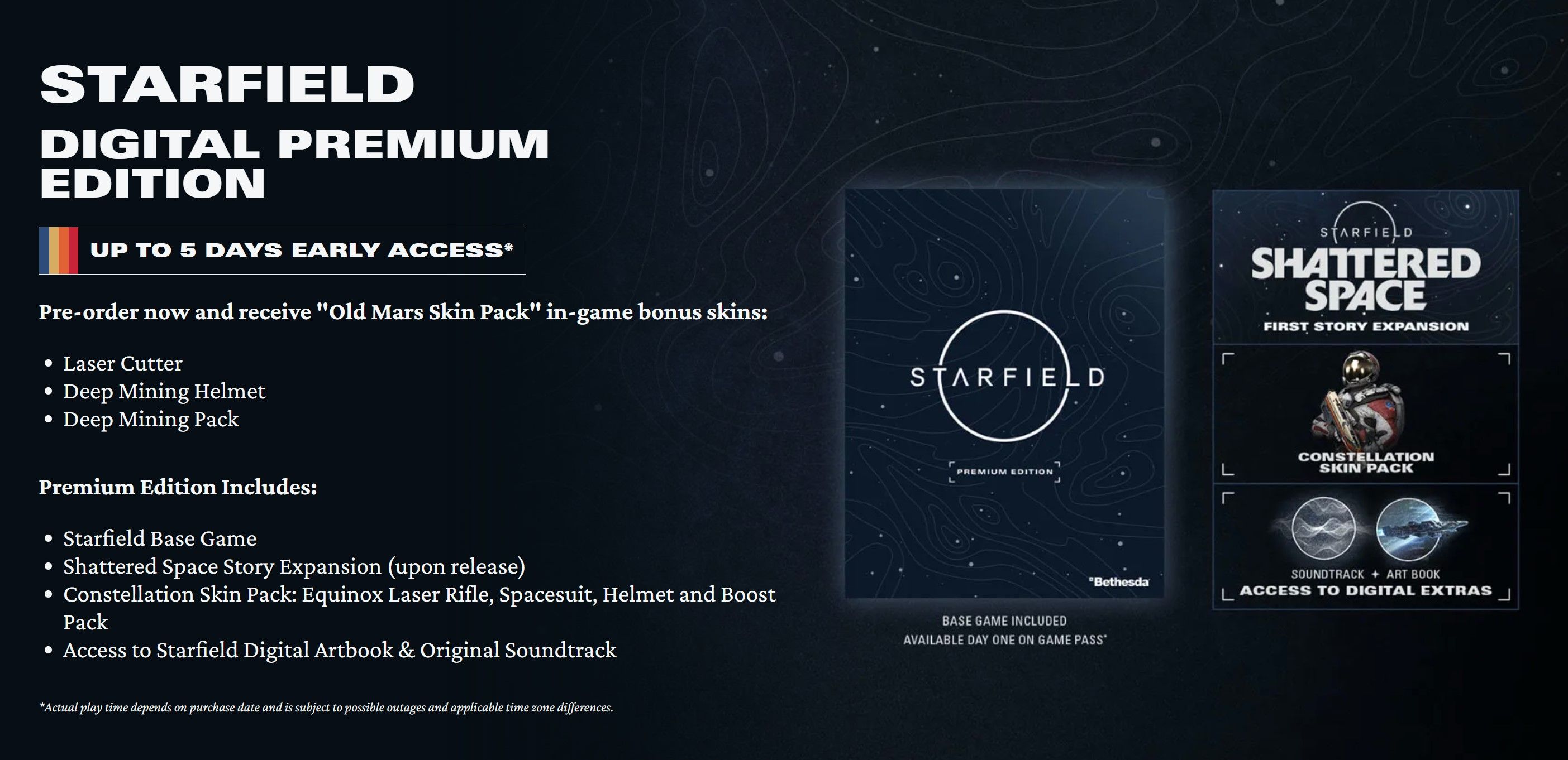 Starfield Preorders: All Special Editions & Differences