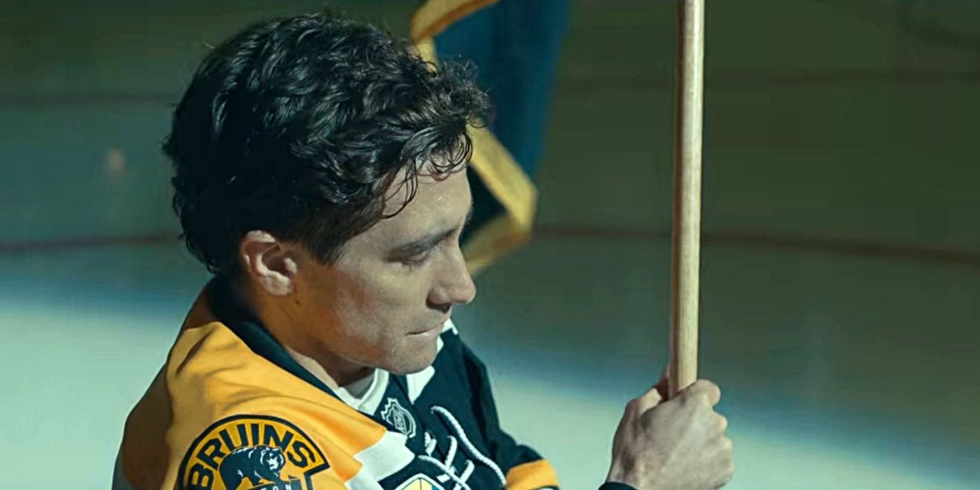 Jeff at a Bruins game in Stronger.