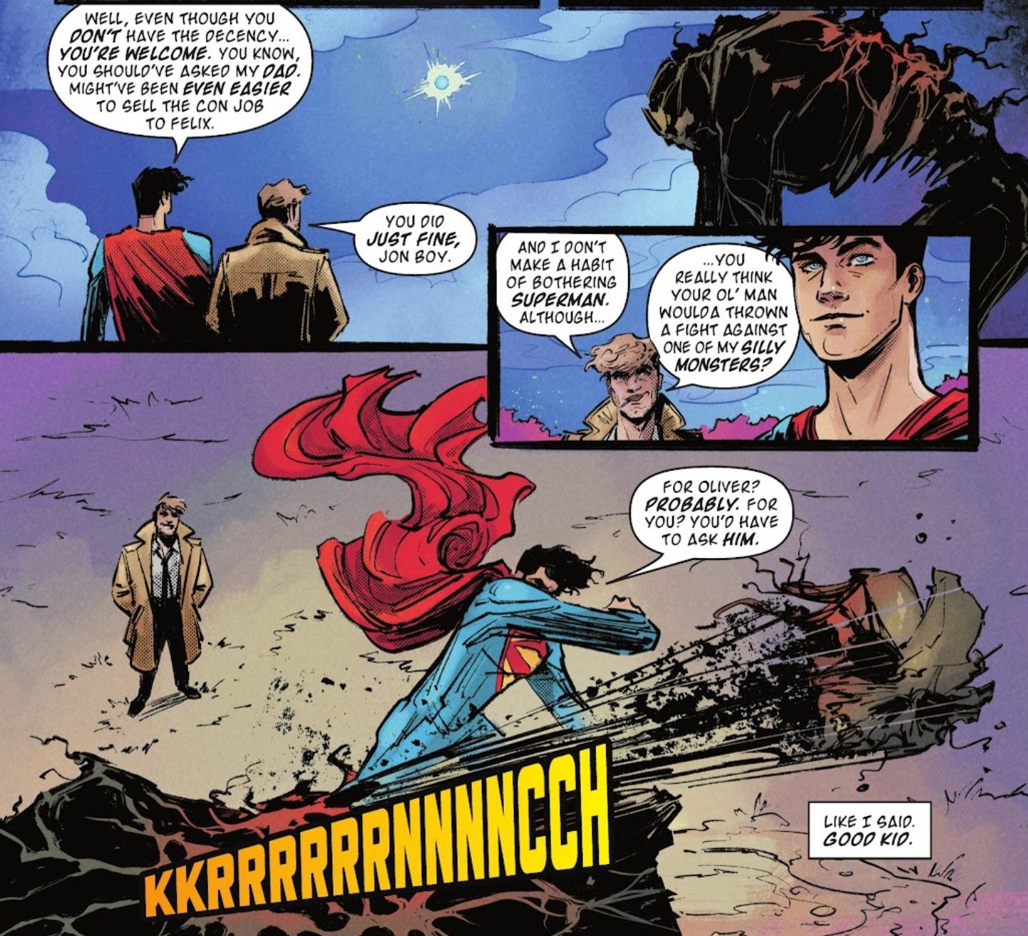 Superman Jon Kent e Constantine