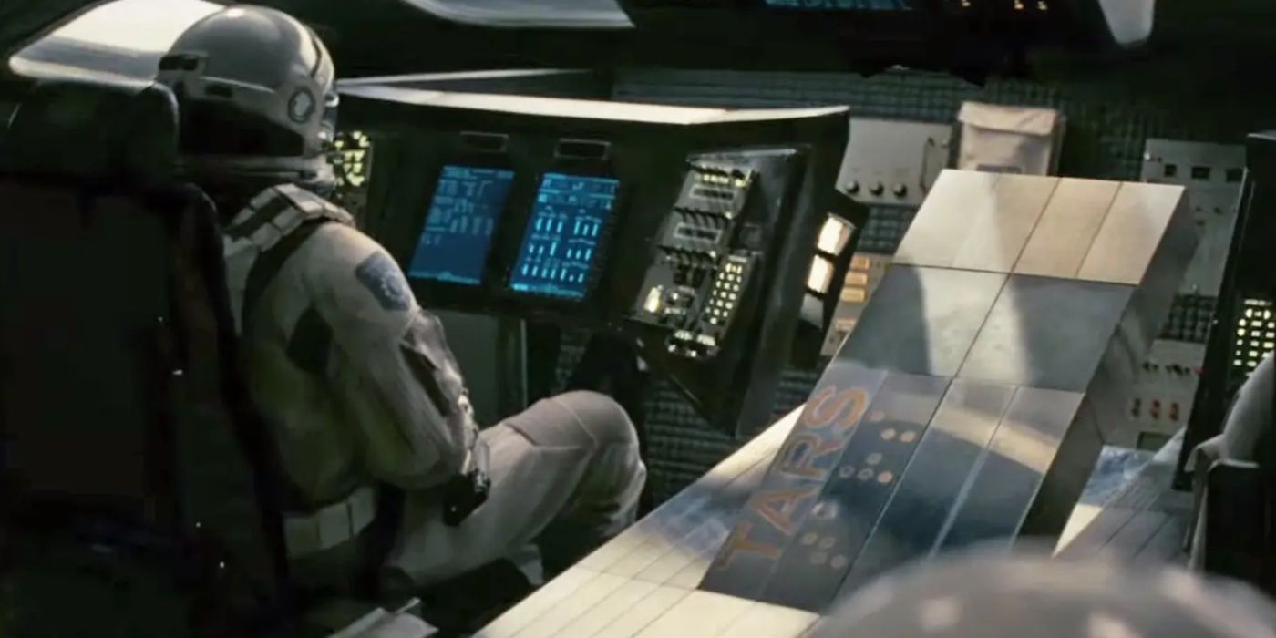 TARS in the space ship in Interstellar