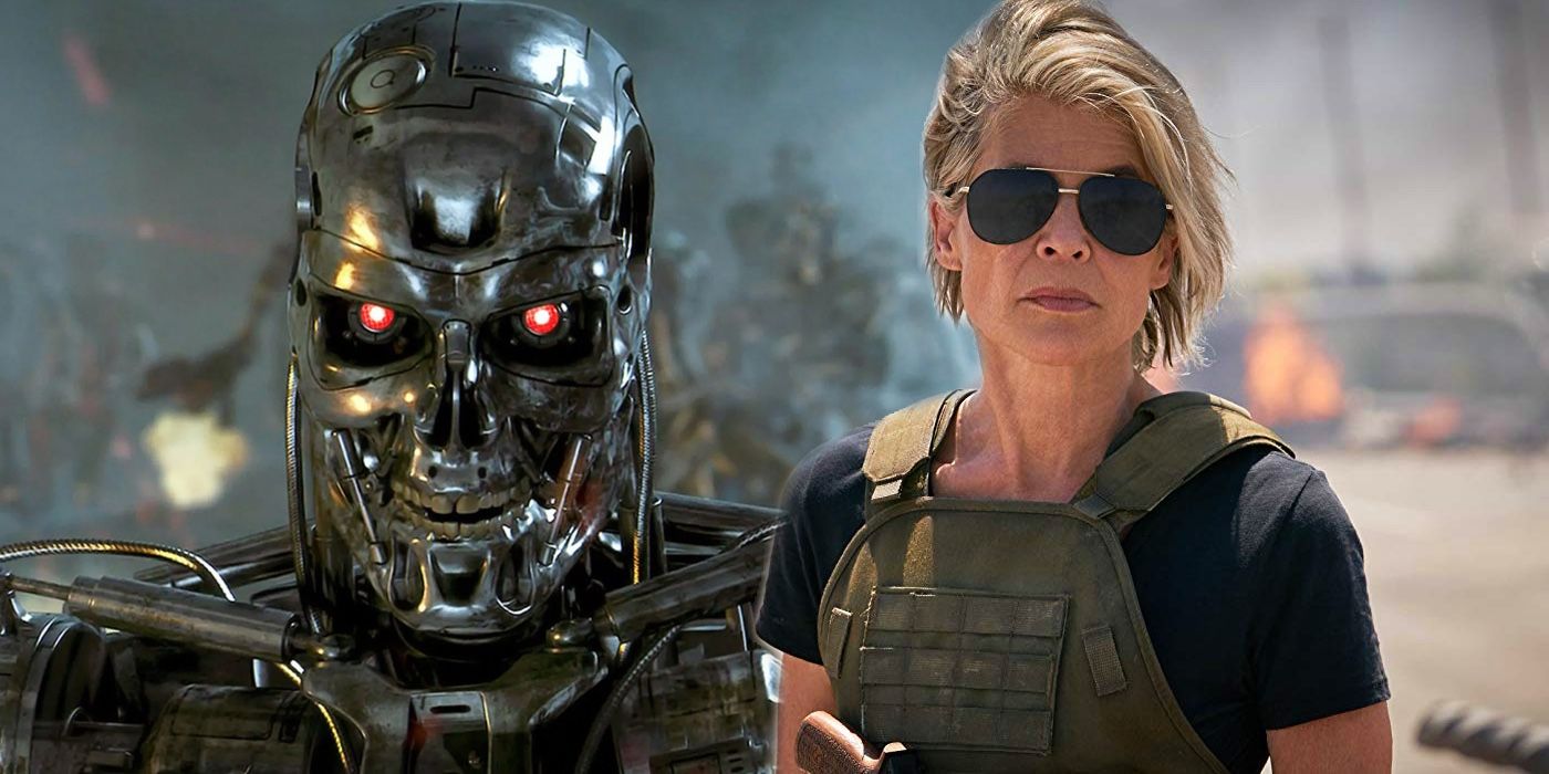 Terminator viewing order Sarah Connor next to a T800
