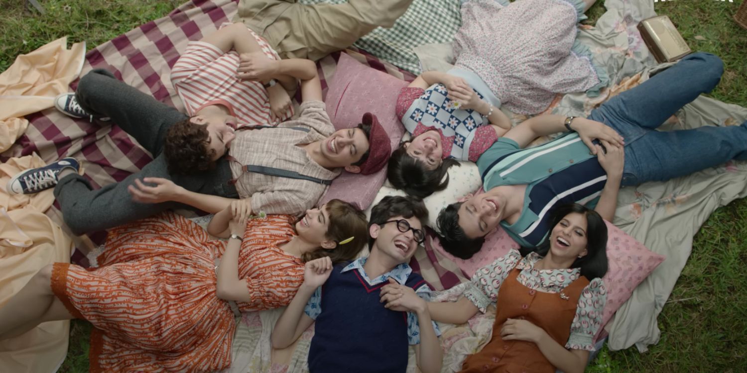 The Archies cast laughing together