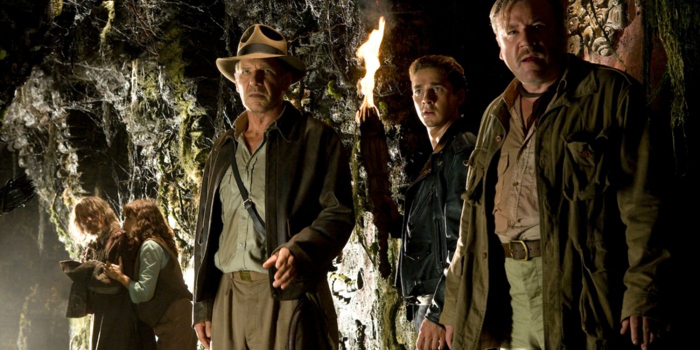 The cast of Indiana Jones and the Kingdom of the Crystal Skull