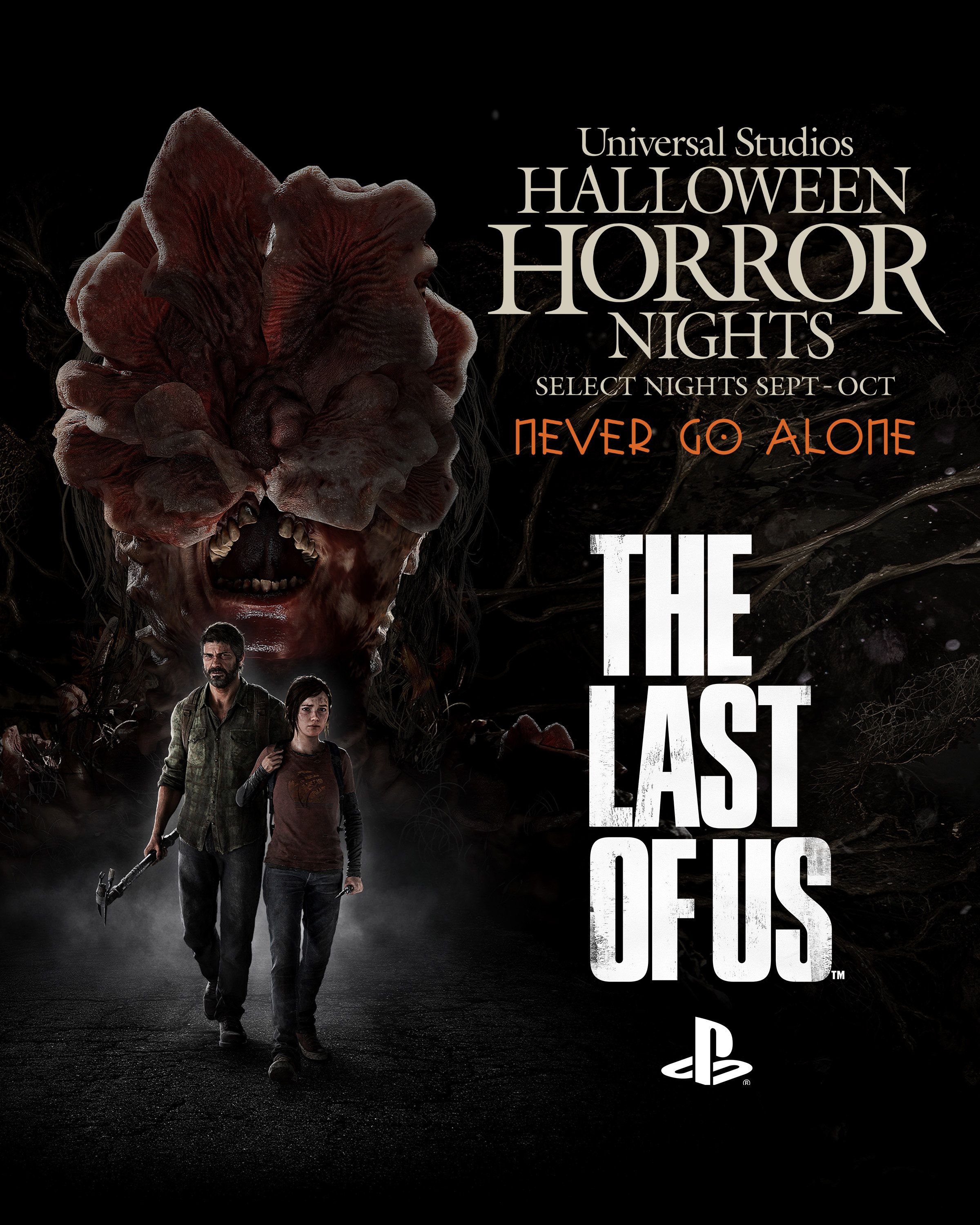 The Last of Us key art at HHN 2023