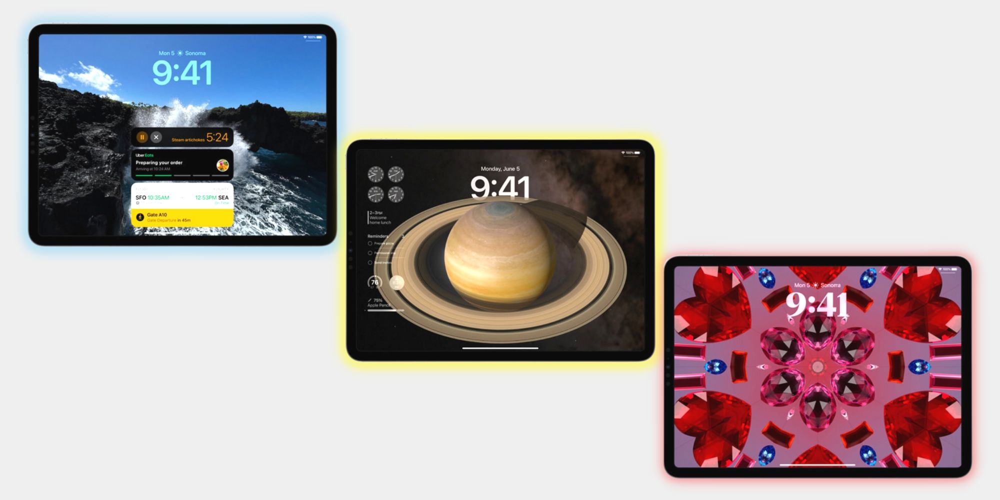 Pengalaman layar kunci baru di iPadOS 17