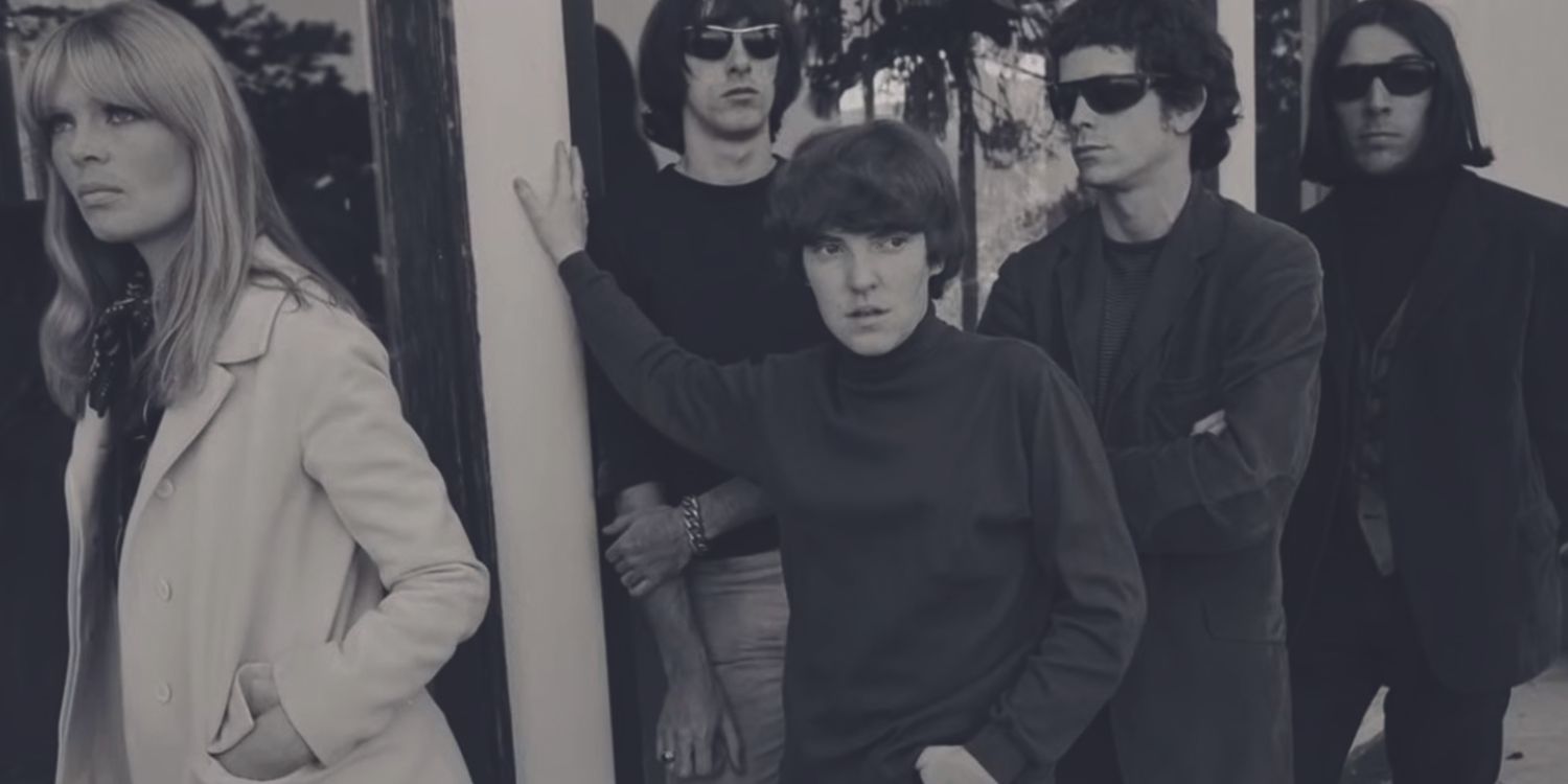 black and white photo of The Velvet Underground
