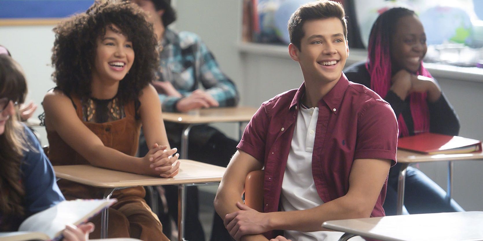 The cast in class in High School Musical The Musical The Series