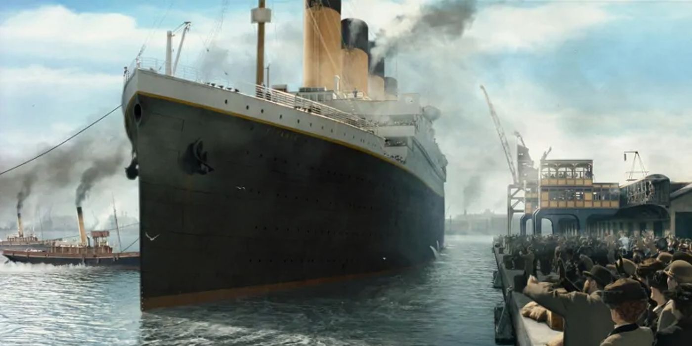 Titanic ship in James Cameron's Titanic