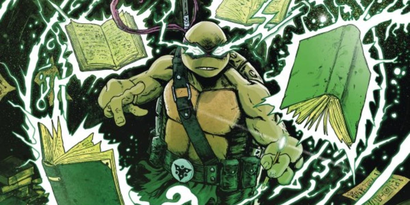 TMNT showing Donatello&rsquo;s new power.