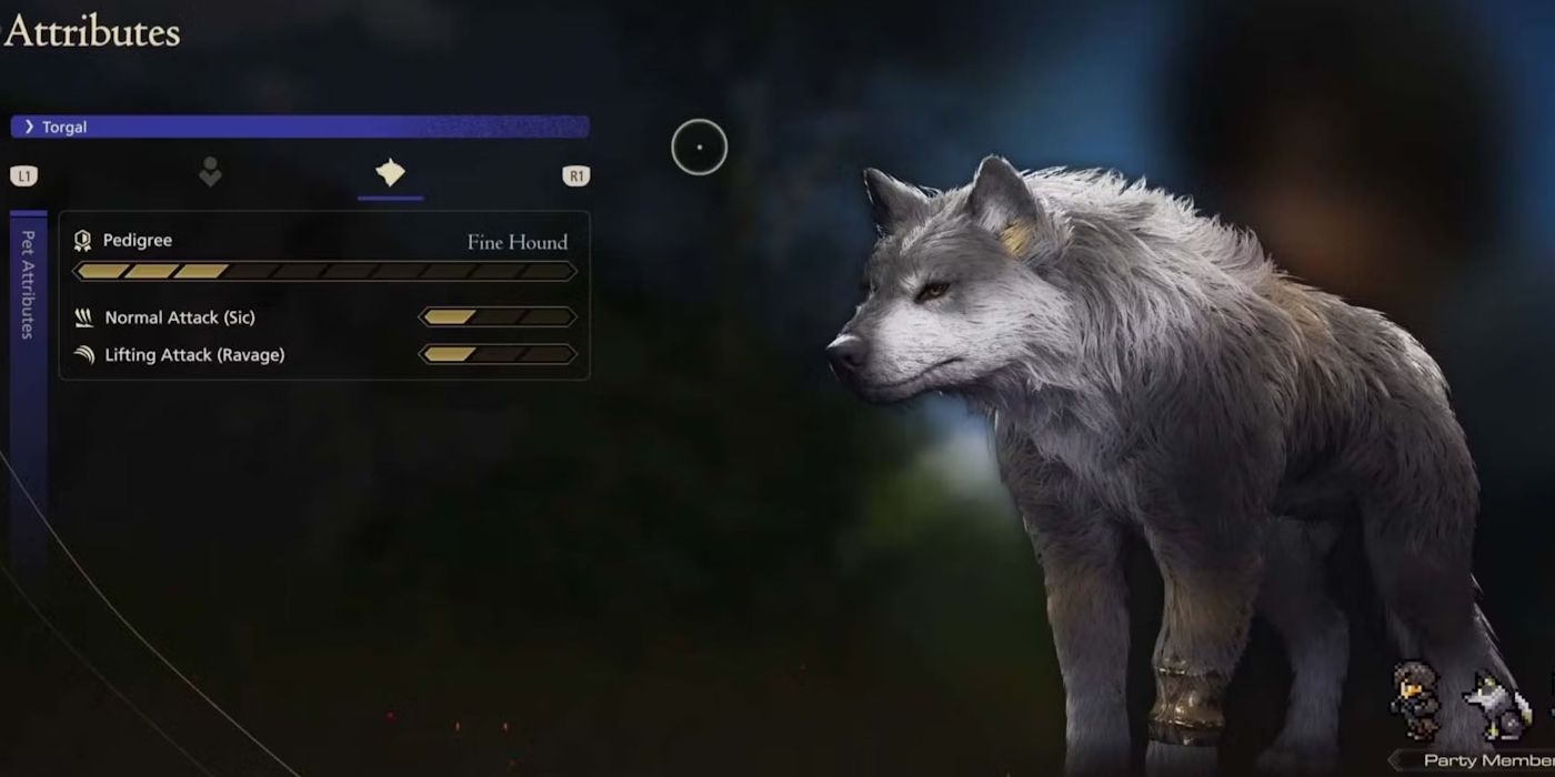 Torgal Stats in Final Fantasy 16