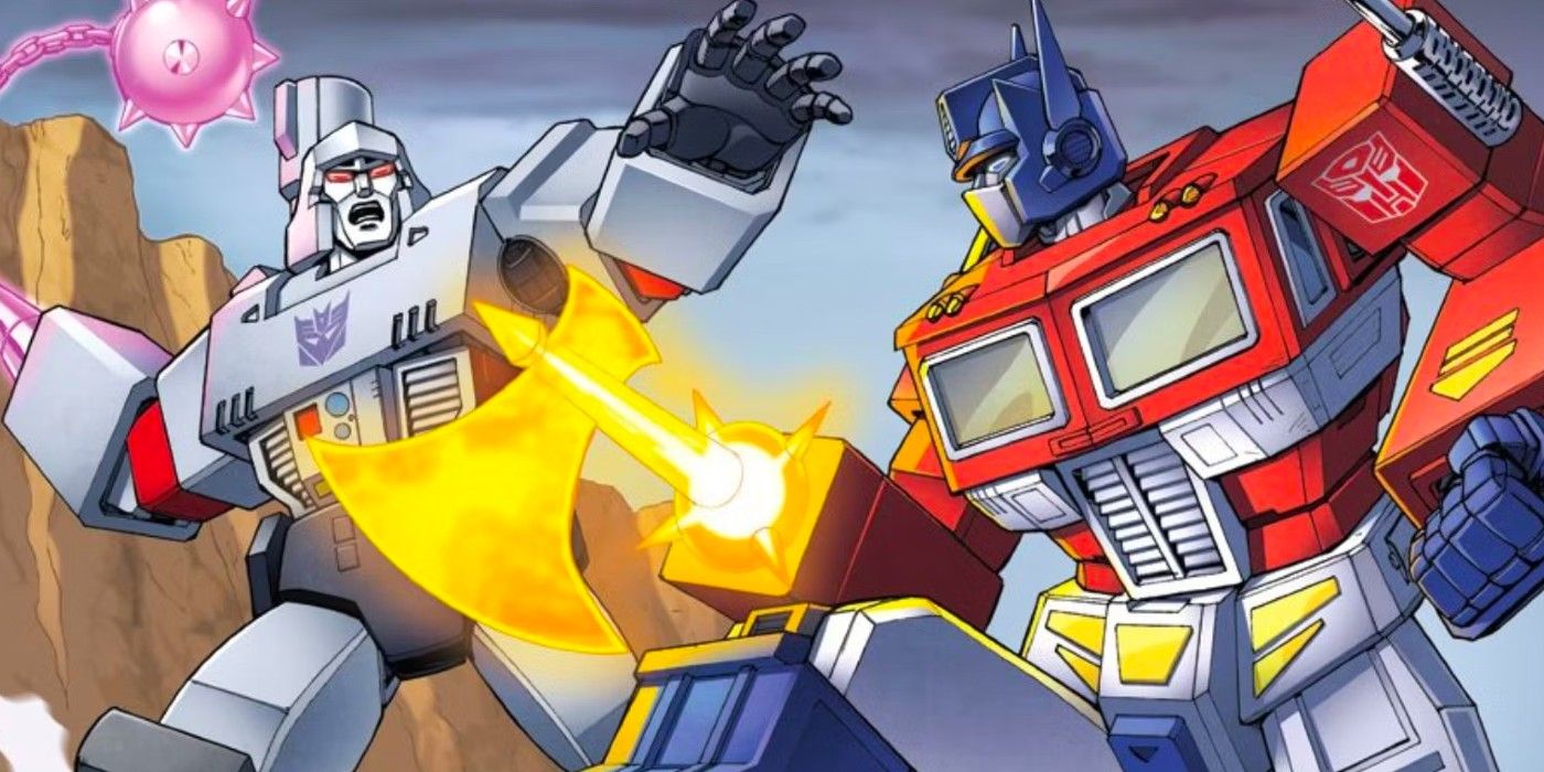Transformers Optimus Prime kämpar mot Megatron
