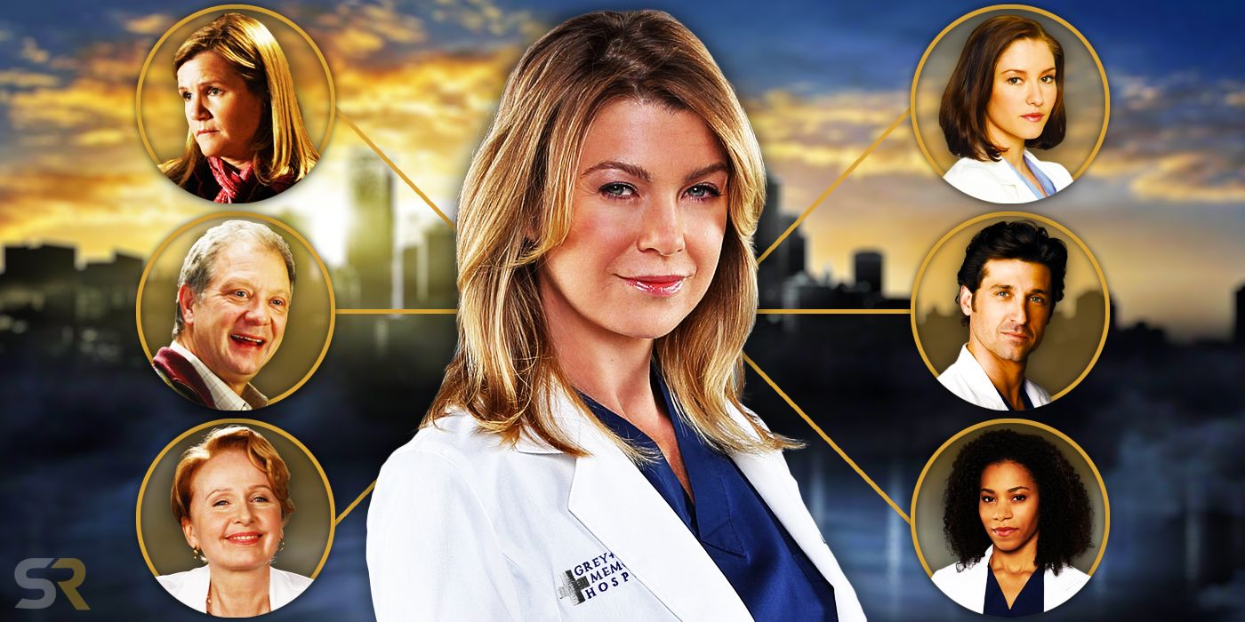 Meredith Grey with members of her family