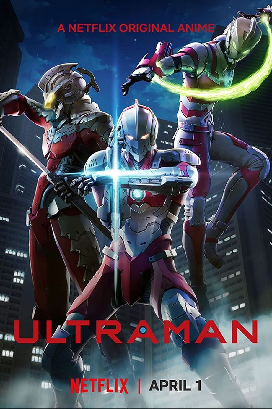 Póster de televisión de Ultraman Netflix