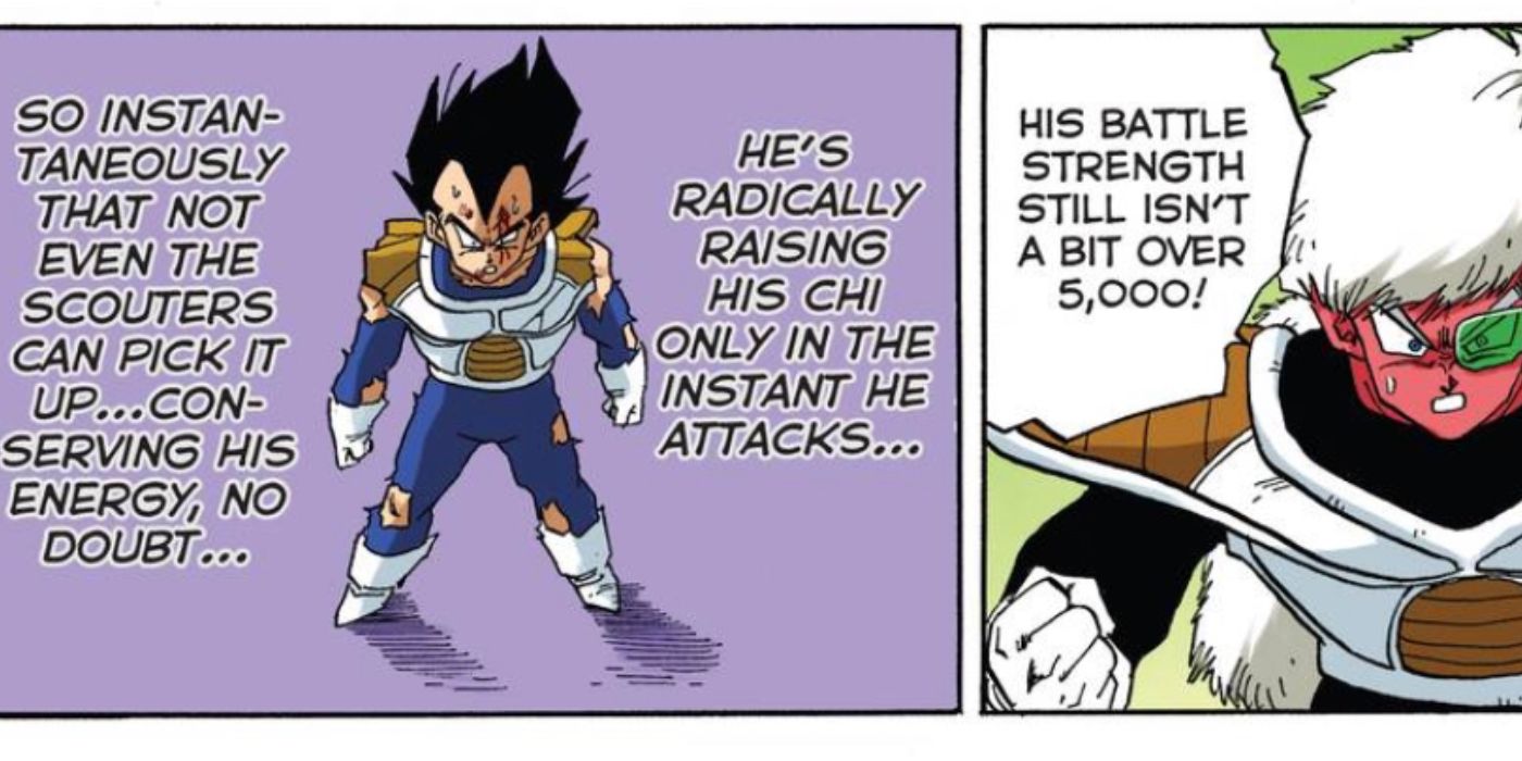 Vegeta realizes Goku&rsquo;s technique against the Ginyu Force