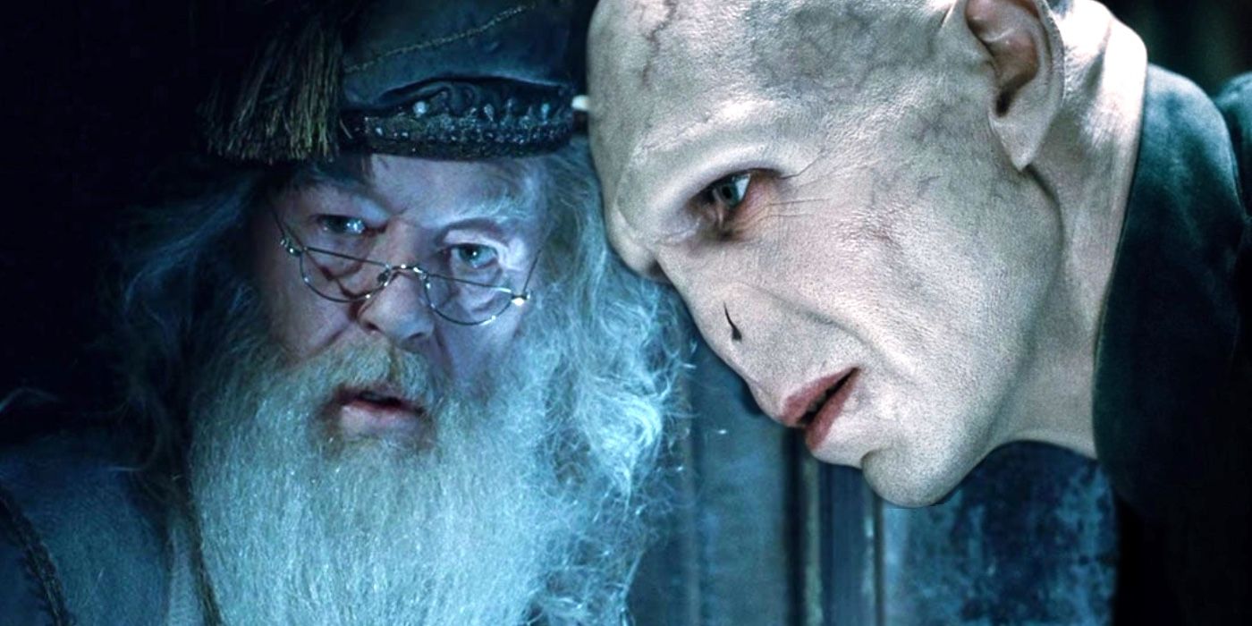 Voldemort and Dumbledore Harry Potter