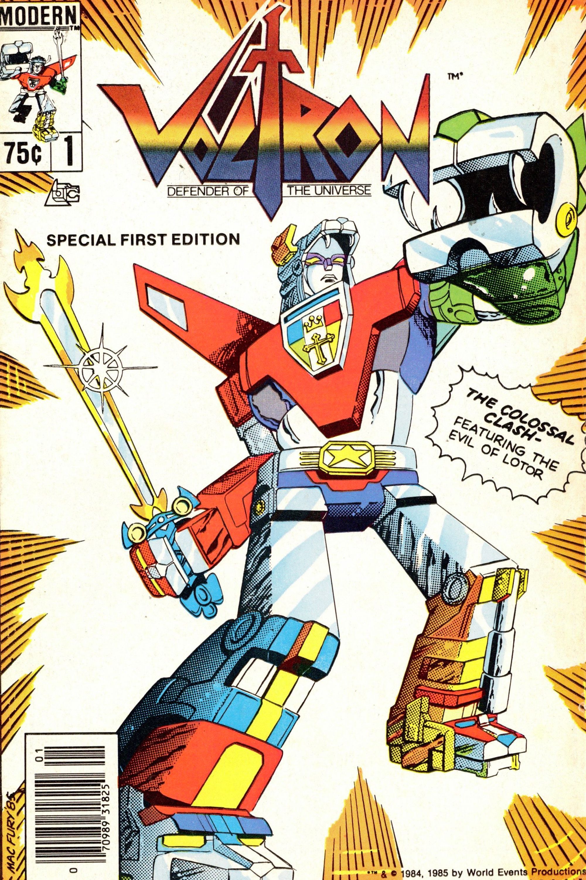 Voltron Defender of the Universe Comic Cover