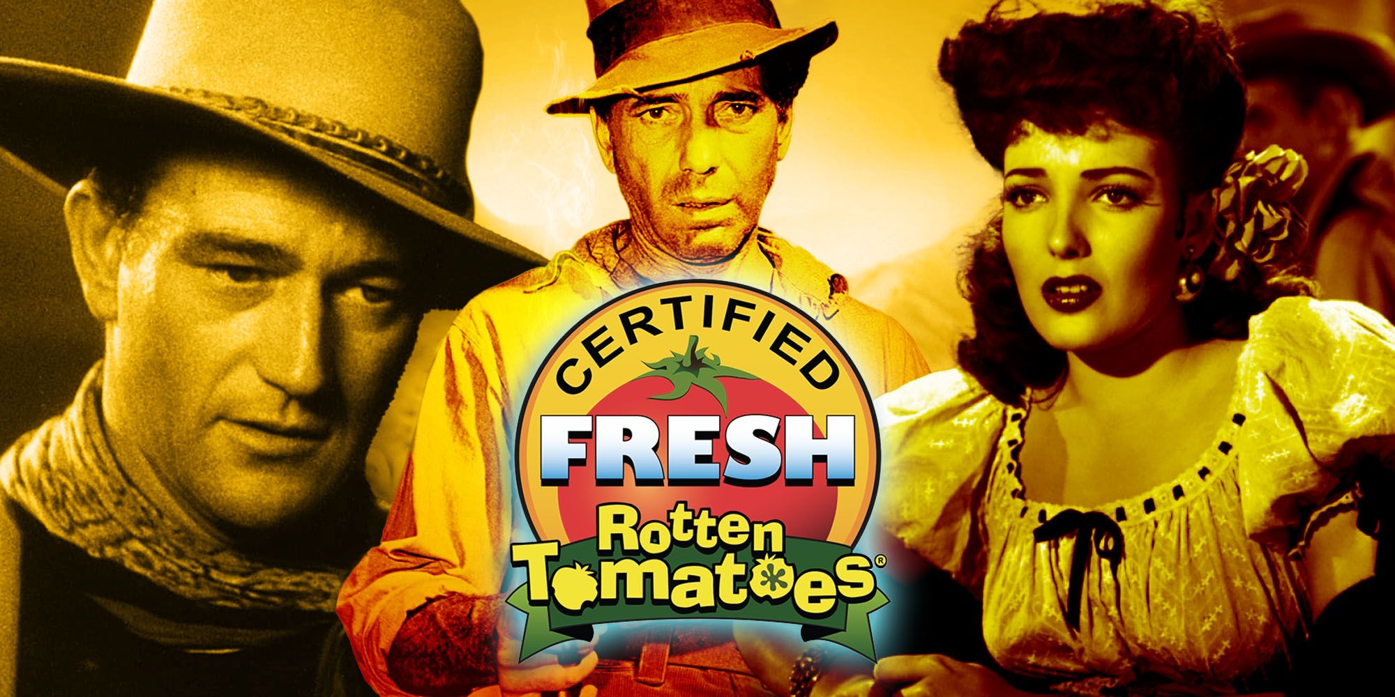 Various western movies, 100% fresh on rotten tomatoes