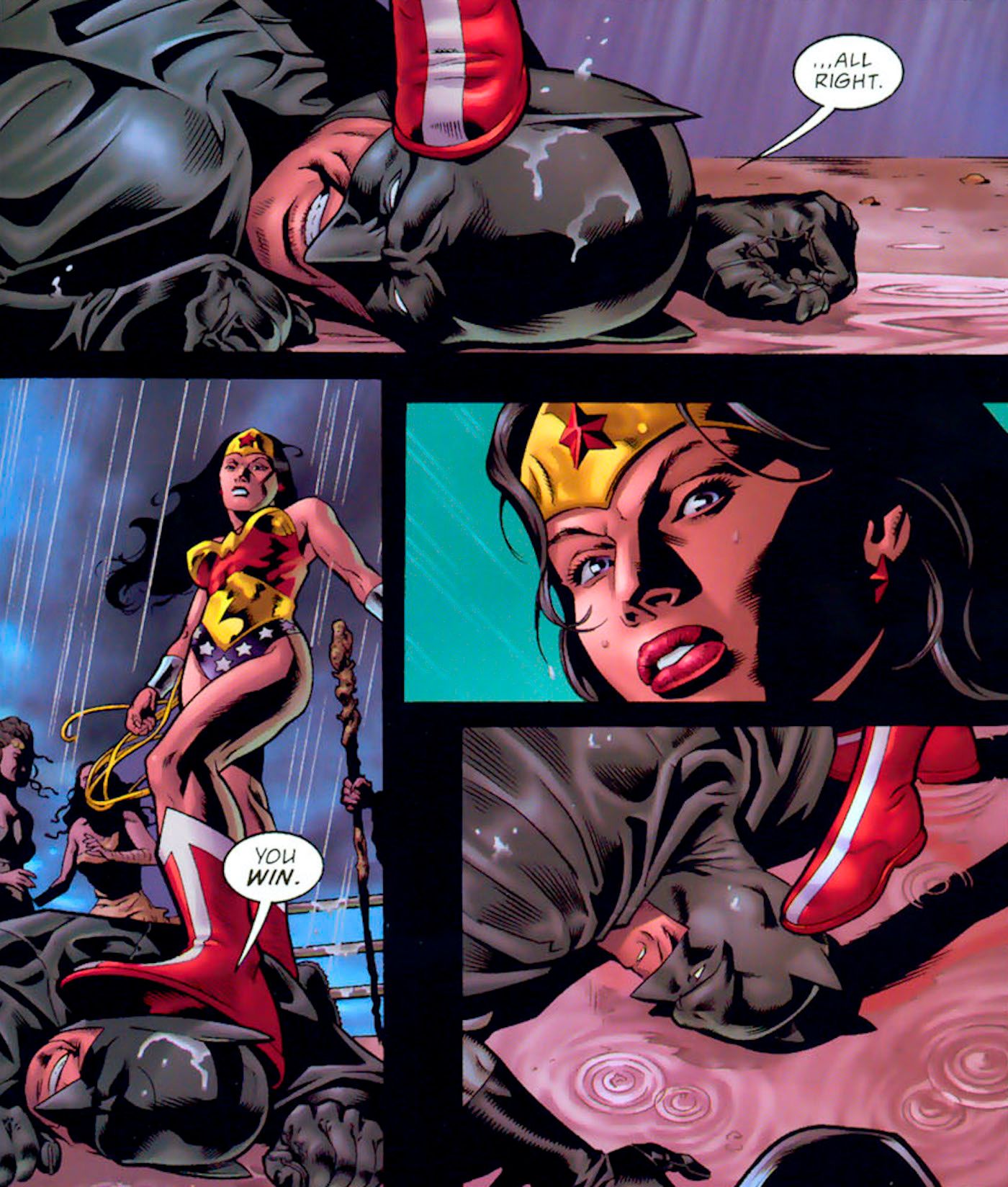 Wonder Woman beats Batman