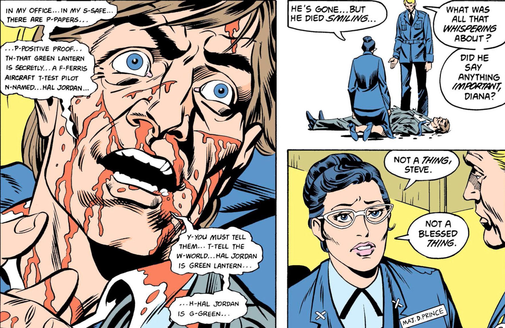 Mulher-Maravilha protege secretamente a identidade do Lanterna Verde