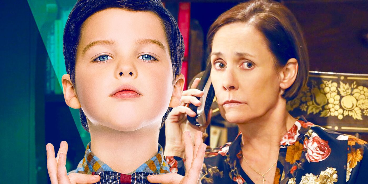 Sheldon from Young Sheldon and Mary from the Big Bang Theory