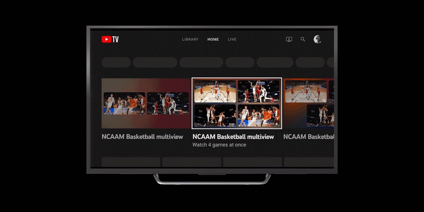 YouTube TV multiview streams