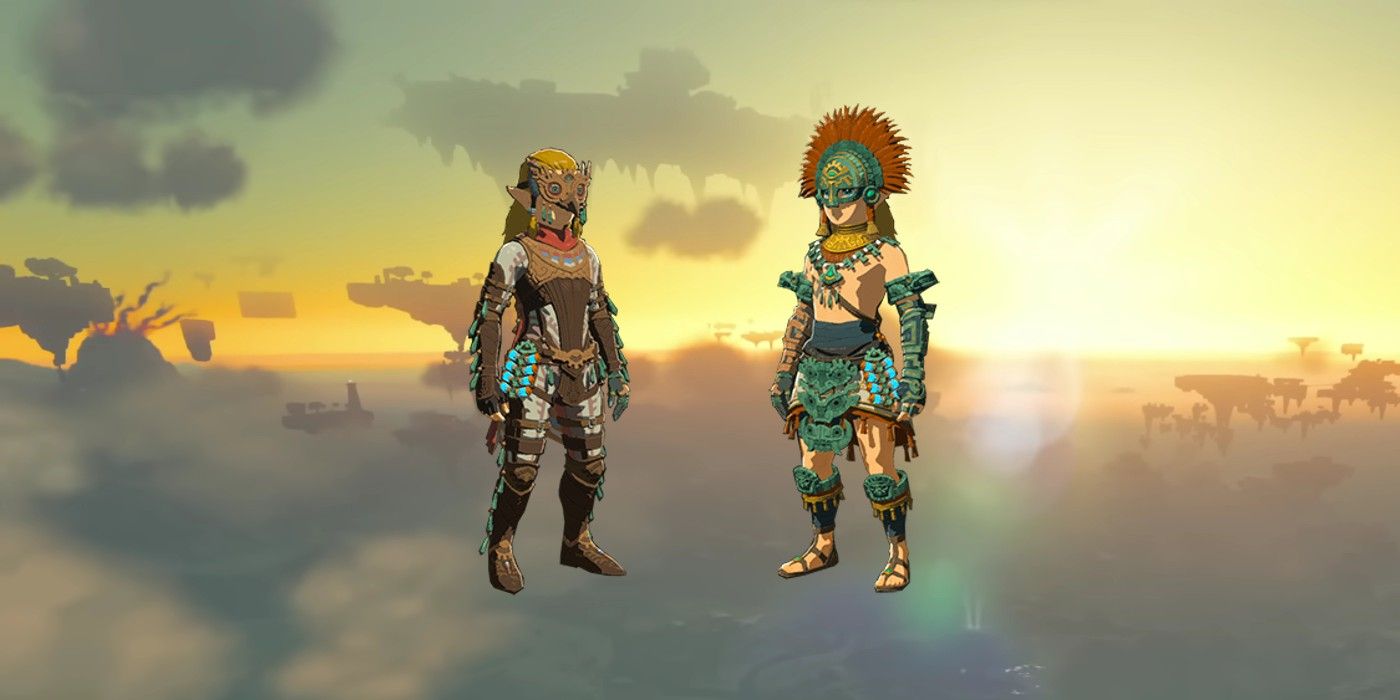 Link dons Glide and Zonaite's armor in The Legend of Zelda: Tears of the Kingdom.
