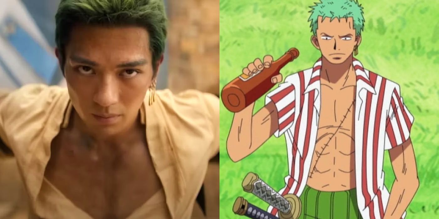 Zero from One Piece live action vs anime