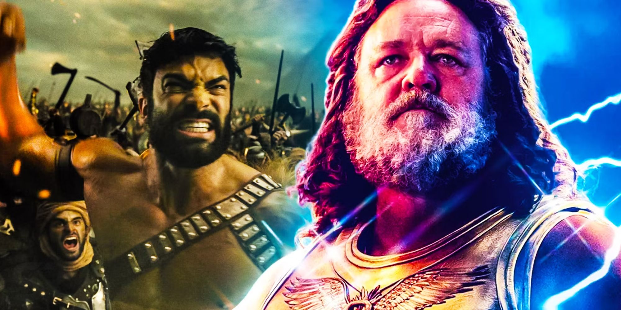 Zeus as seen in both the DCEU and the MCU