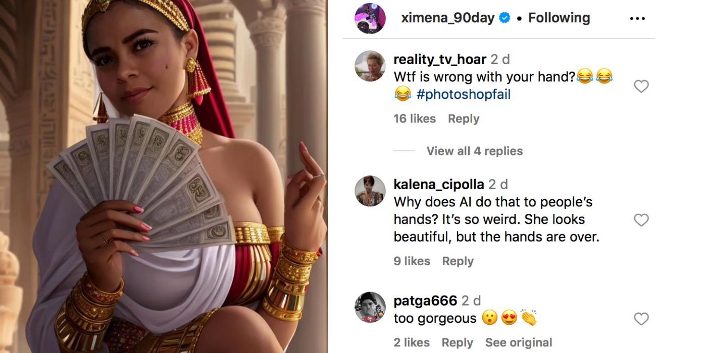 90 Day Fiancé- Ximena- Latest AI Photo- Shocking-Baffling - Strange