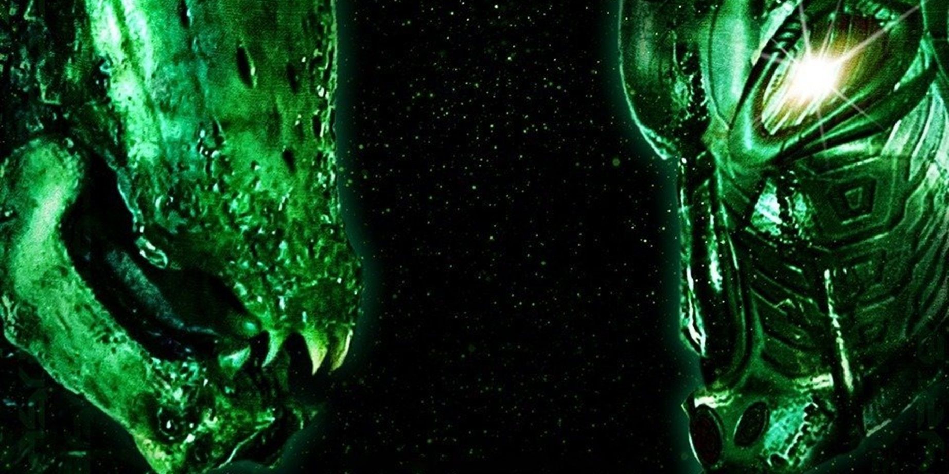 A poster for AVH Alien vs Hunter