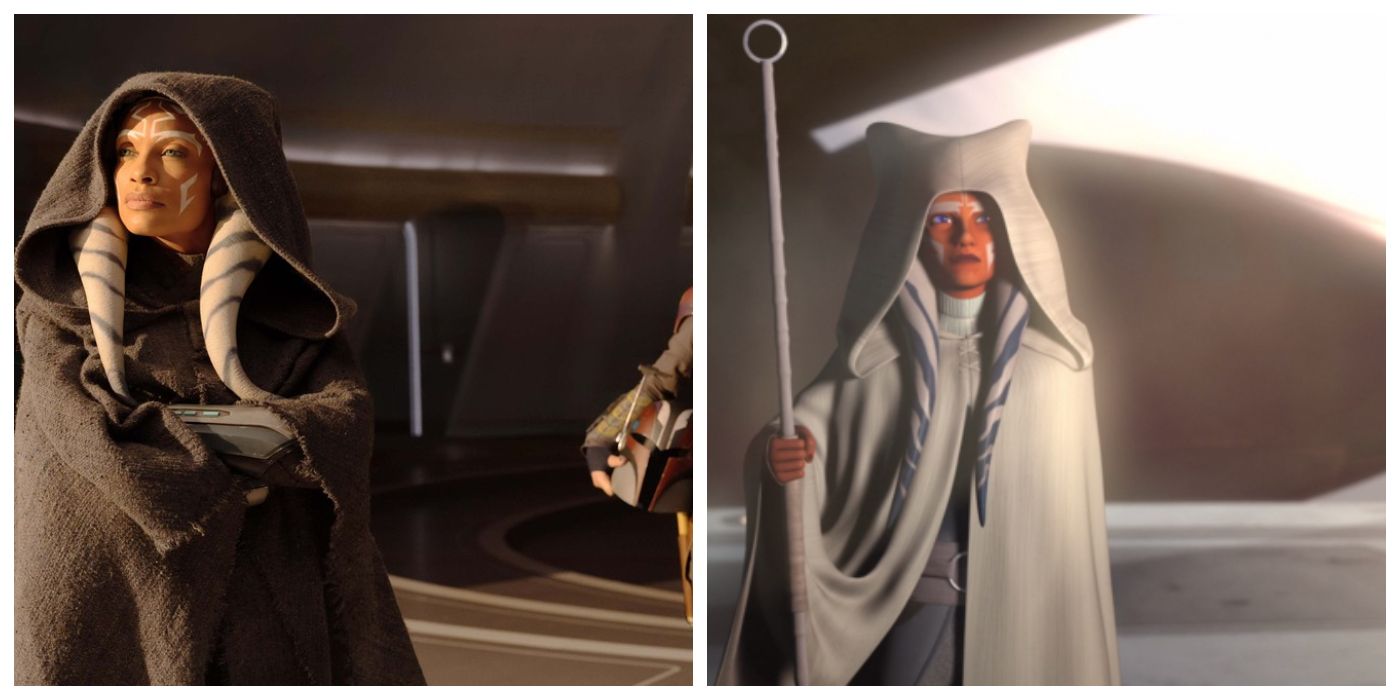 Ahsoka Tano Ahsoka Rebels comparison